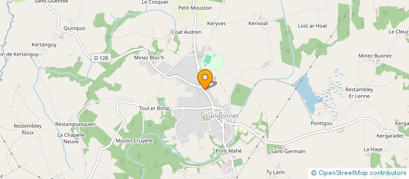 localisation de l'entreprise MONSIEUR JEAN LE ROUX  LANGONNET