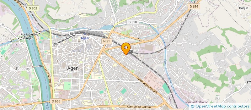 localisation de l'entreprise MONSIEUR JEAN LE ROY à AGEN