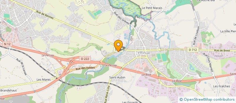 localisation de l'entreprise MONSIEUR JEAN LE SAGE  YFFINIAC