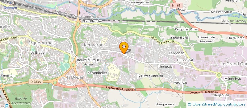 localisation de l'entreprise MONSIEUR JEAN LE SAUCE à QUIMPER