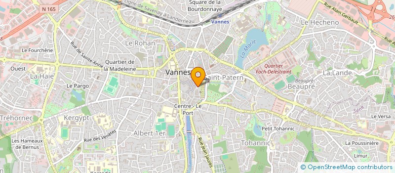 localisation de l'entreprise MONSIEUR JEAN LE SERGEANT D'HENDECOURT à VANNES
