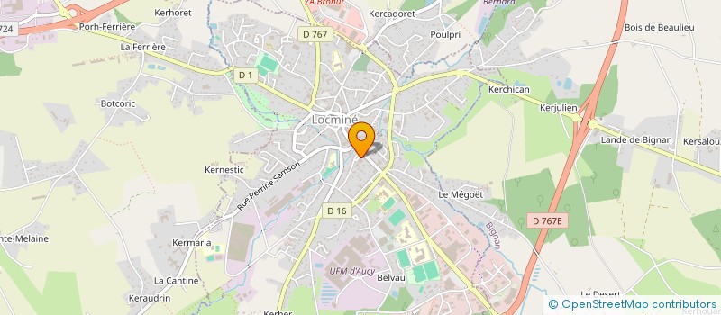 localisation de l'entreprise MONSIEUR JEAN LE STER  LOCMINE