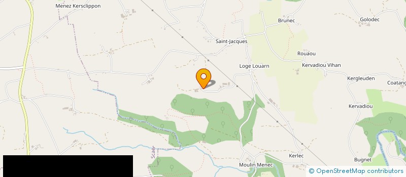 localisation de l'entreprise MONSIEUR JEAN LE TIRANT  BANNALEC