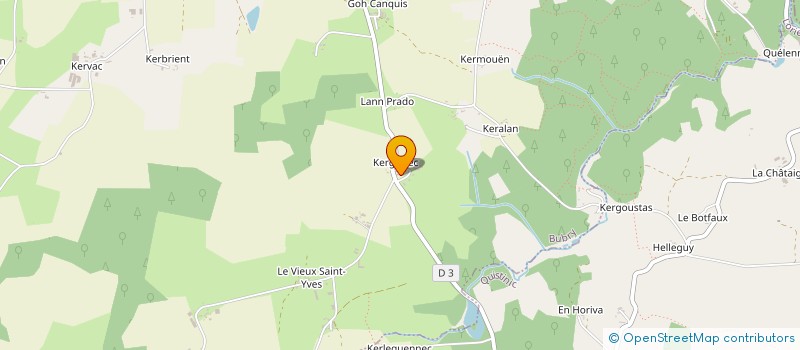 localisation de l'entreprise MONSIEUR JEAN LE TUMELIN  PLUMELIAU-BIEUZY