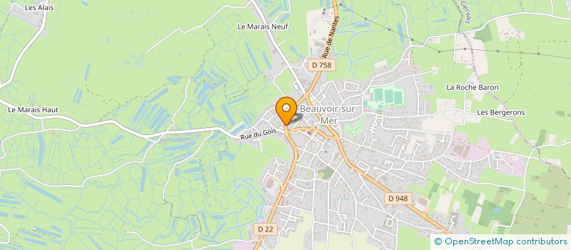 localisation de l'entreprise MONSIEUR JEAN LEAUTE  BEAUVOIR-SUR-MER