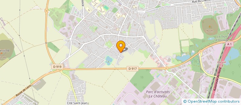 localisation de l'entreprise MONSIEUR JEAN LEBAS  CARVIN