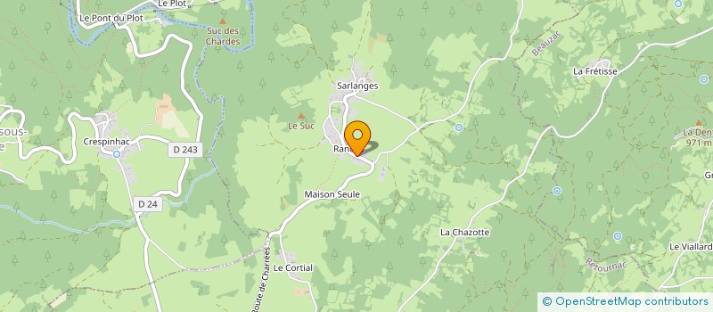 localisation de l'entreprise MONSIEUR JEAN LEBLANC à SAINT-ANDRE-DE-CHALENCON