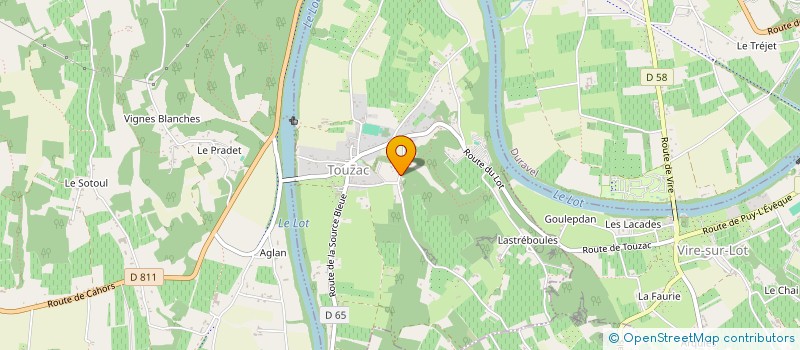 localisation de l'entreprise MONSIEUR JEAN LEBLANC à MAUROUX