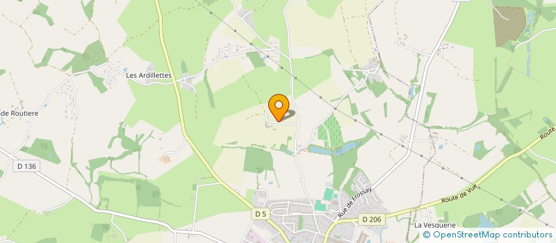 localisation de l'entreprise MONSIEUR JEAN LEBLANC  CHAUVE