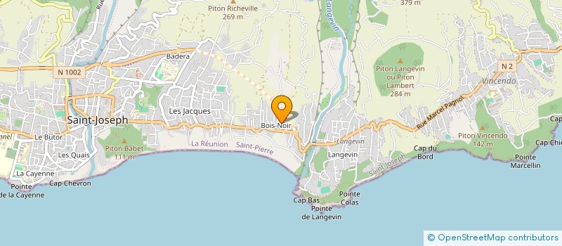 localisation de l'entreprise MONSIEUR JEAN LEBON  SAINT-JOSEPH