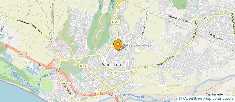 localisation de l'entreprise MONSIEUR JEAN LEBON à SAINT-LOUIS
