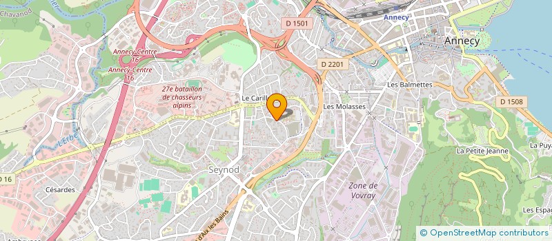 localisation de l'entreprise MONSIEUR JEAN LEBOURG à ANNECY