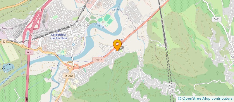 localisation de l'entreprise MONSIEUR JEAN LEBOURG  LE BOULOU