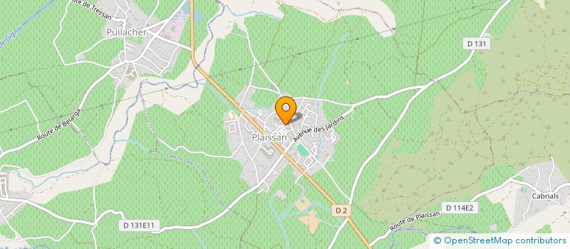 localisation de l'entreprise MONSIEUR JEAN LEBRARD  VENDEMIAN