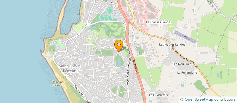 localisation de l'entreprise MONSIEUR JEAN LEBRETON à SAINT-BREVIN-LES-PINS