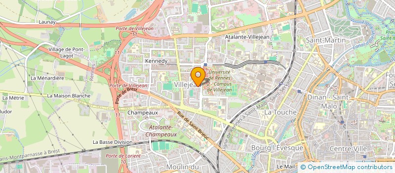 localisation de l'entreprise MONSIEUR JEAN LEBRETON  RENNES