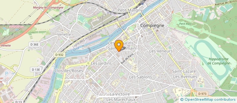 localisation de l'entreprise MONSIEUR JEAN LEBRUN  COMPIEGNE