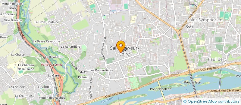 localisation de l'entreprise MONSIEUR JEAN LEBRUN  SAINT-CYR-SUR-LOIRE