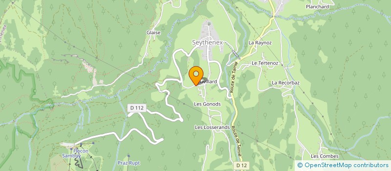 localisation de l'entreprise MONSIEUR JEAN LECARPENTIER à FAVERGES-SEYTHENEX