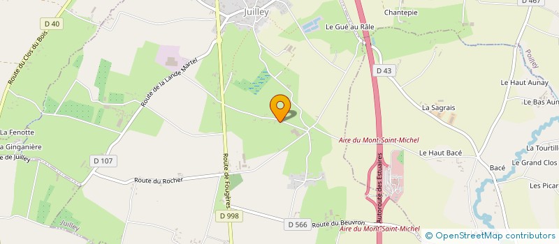 localisation de l'entreprise MONSIEUR JEAN LECHAT  JUILLEY