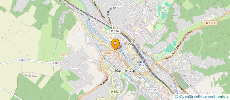 localisation de l'entreprise MONSIEUR JEAN LECHAUDEL à BAR-LE-DUC