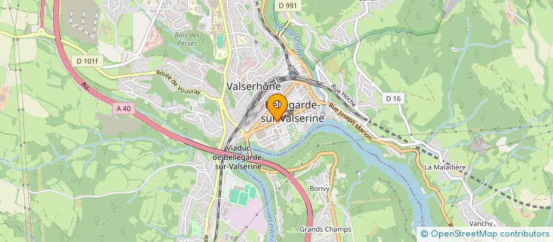 localisation de l'entreprise MONSIEUR JEAN LECHAUX à VALSERHONE