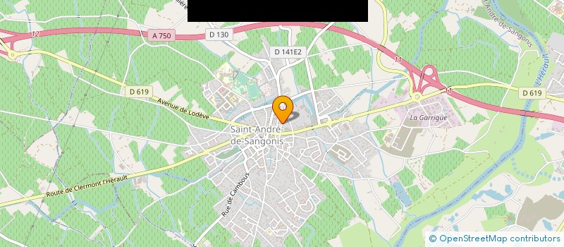 localisation de l'entreprise MONSIEUR JEAN LECLERC à SAINT-ANDRE-DE-SANGONIS