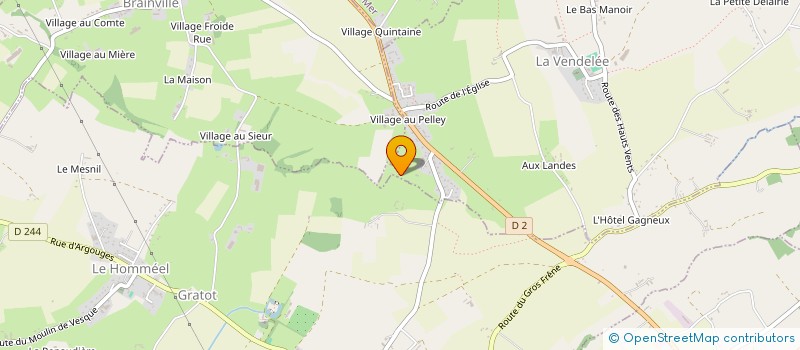 localisation de l'entreprise MONSIEUR JEAN LECLERC  GOUVILLE-SUR-MER