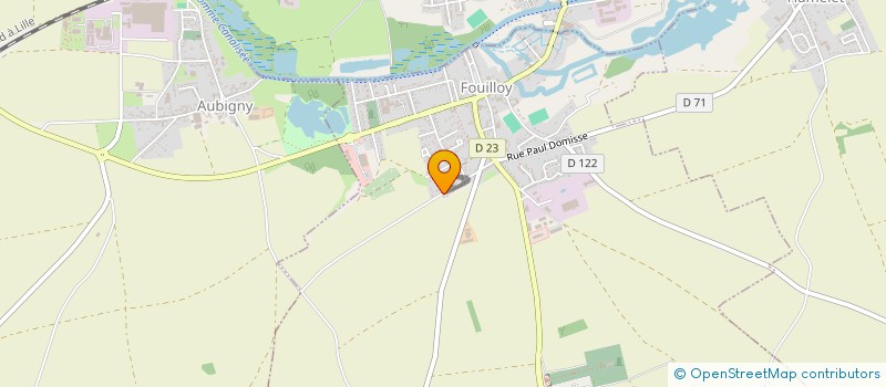 localisation de l'entreprise MONSIEUR JEAN LECLERCQ à FOUILLOY