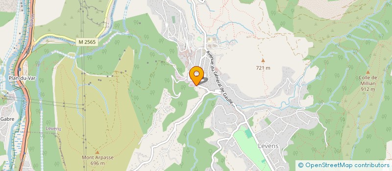 localisation de l'entreprise MONSIEUR JEAN LECOEUR  LEVENS