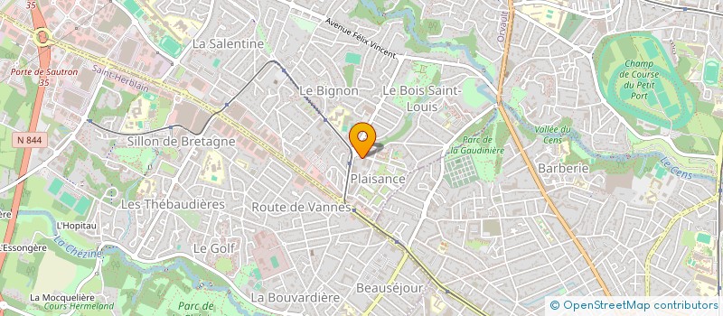 localisation de l'entreprise MONSIEUR JEAN LECOINDRE  ORVAULT