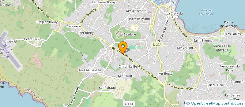 localisation de l'entreprise MONSIEUR JEAN LECORF à L'ILE-D'YEU