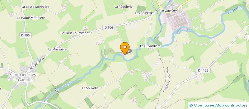 localisation de l'entreprise MONSIEUR JEAN LECOURT à SOUGE-LE-GANELON