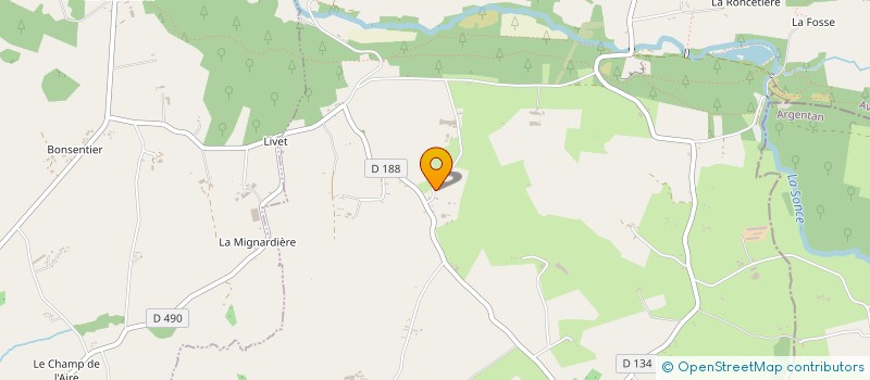 localisation de l'entreprise MONSIEUR JEAN LECROSNIER  SAINT-CYR-DU-BAILLEUL