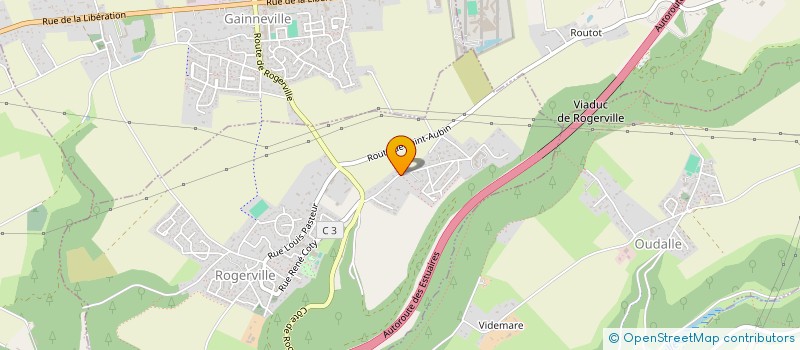 localisation de l'entreprise MONSIEUR JEAN LEDENTU  ROGERVILLE