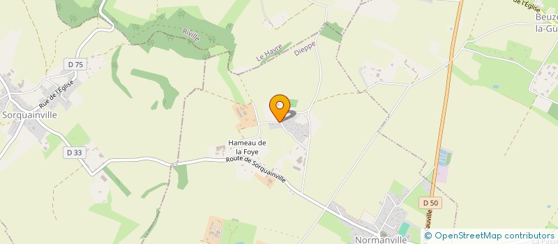 localisation de l'entreprise MONSIEUR JEAN LEDOUX  NORMANVILLE