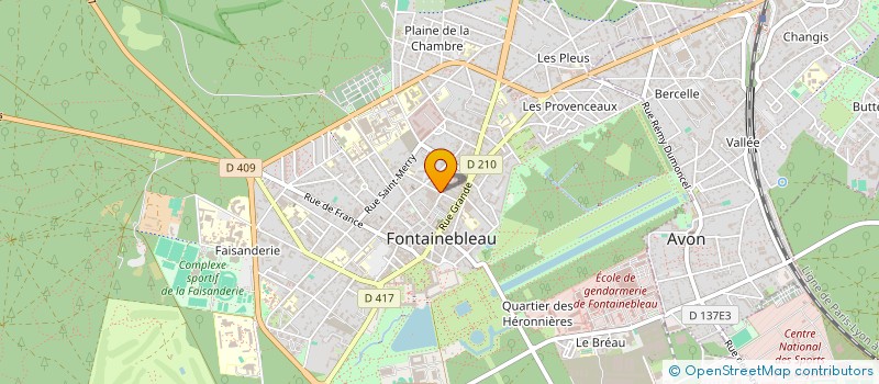 localisation de l'entreprise MONSIEUR JEAN LEDROIT à FONTAINEBLEAU