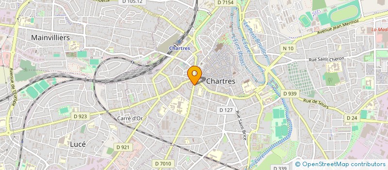 localisation de l'entreprise MONSIEUR JEAN LEDUC à CHARTRES