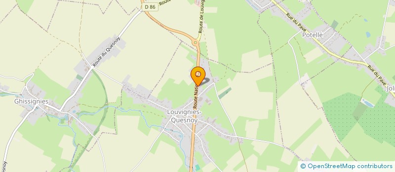 localisation de l'entreprise MONSIEUR JEAN LEFAUX à LOUVIGNIES-QUESNOY