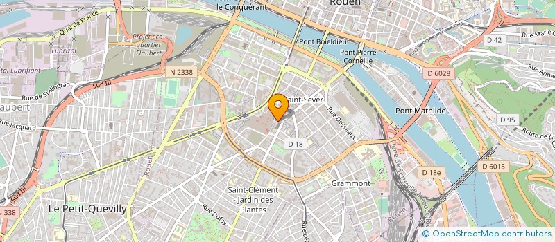 localisation de l'entreprise MONSIEUR JEAN LEFEBVRE à ROUEN