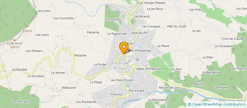 localisation de l'entreprise MONSIEUR JEAN LEFEBVRE à SAINTE-MAXIME