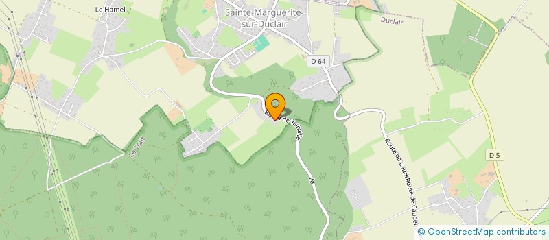 localisation de l'entreprise MONSIEUR JEAN LEFEBVRE  SAINTE-MARGUERITE-SUR-DUCLAIR