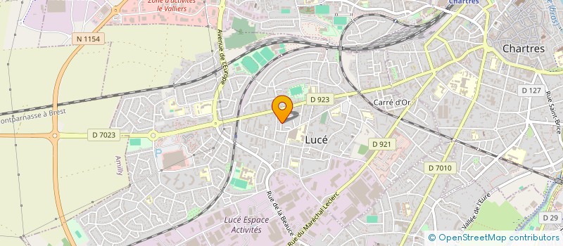 localisation de l'entreprise MONSIEUR JEAN LEFEBVRE à LUCE