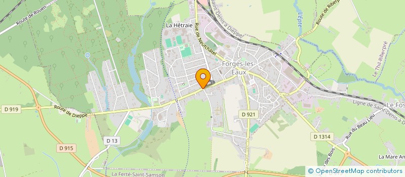 localisation de l'entreprise MONSIEUR JEAN LEFEBVRE  FORGES-LES-EAUX