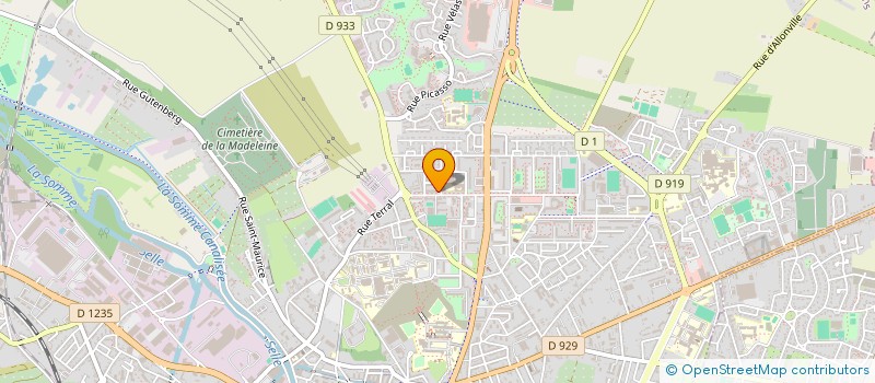 localisation de l'entreprise MONSIEUR JEAN LEFEBVRE à AMIENS