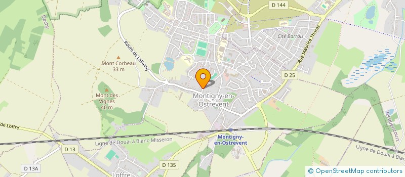 localisation de l'entreprise MONSIEUR JEAN LEFEBVRE  MONTIGNY-EN-OSTREVENT