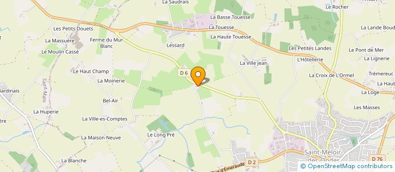 localisation de l'entreprise MONSIEUR JEAN LEFEUVRE à SAINT-MELOIR-DES-ONDES