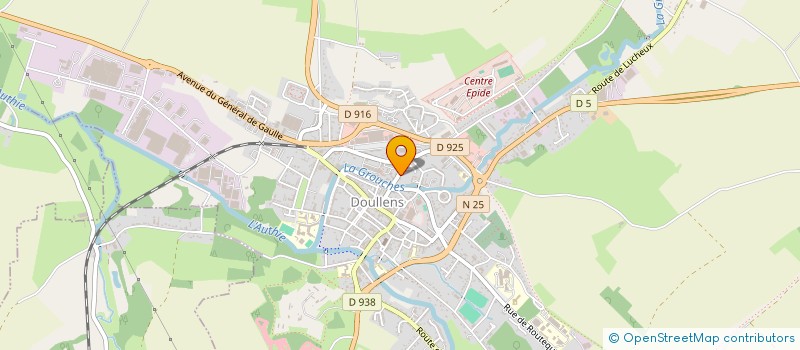 localisation de l'entreprise MONSIEUR JEAN LEFEVRE à DOULLENS