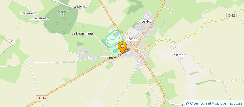 localisation de l'entreprise MONSIEUR JEAN LEFEVRE à SAINT-BRICE-SOUS-RANES