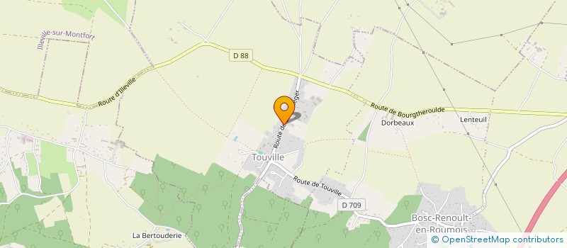 localisation de l'entreprise MONSIEUR JEAN LEFEVRE  THENOUVILLE